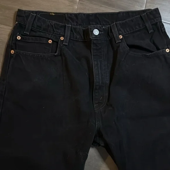 Levi’s 505 Vintage 1998 Black Wash Jeans SZ 36/32